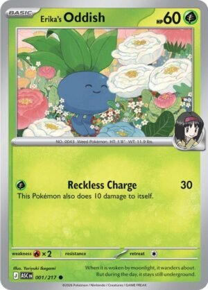 Erika's Oddish — 001/217 — Normal