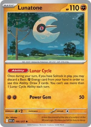 Lunatone — 105/217 — Holo