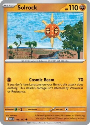 Solrock — 106/217 — Normal