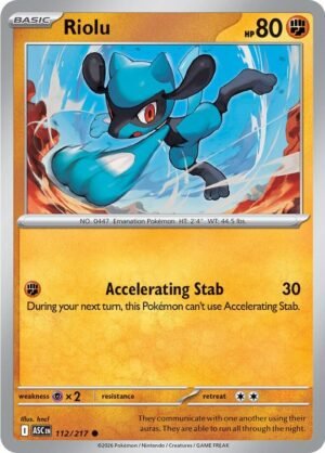 Riolu — 112/217 — Energy Reverse Holo