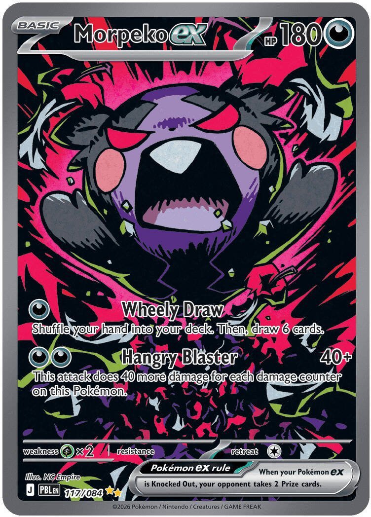 Morpeko ex — 117/084 — Special Illustration Rare