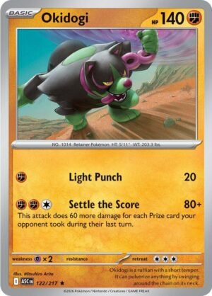 Okidogi — 122/217 — Poké Ball Reverse Holo