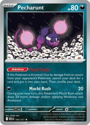 Pecharunt — 143/217 — Holo