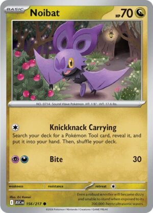 Noibat — 156/217 — Poké Ball Reverse Holo