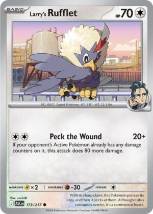 Larry's Rufflet — 173/217 — Normal