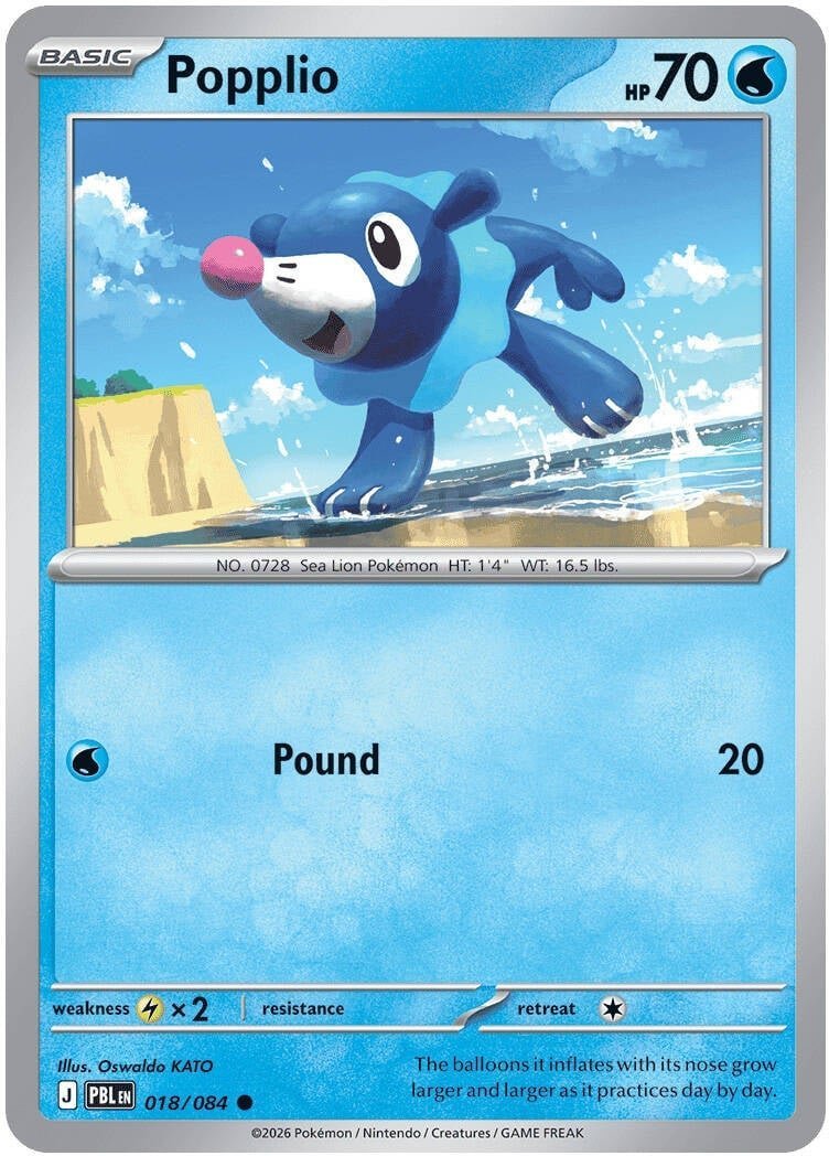 Popplio — 018/084 — Normal