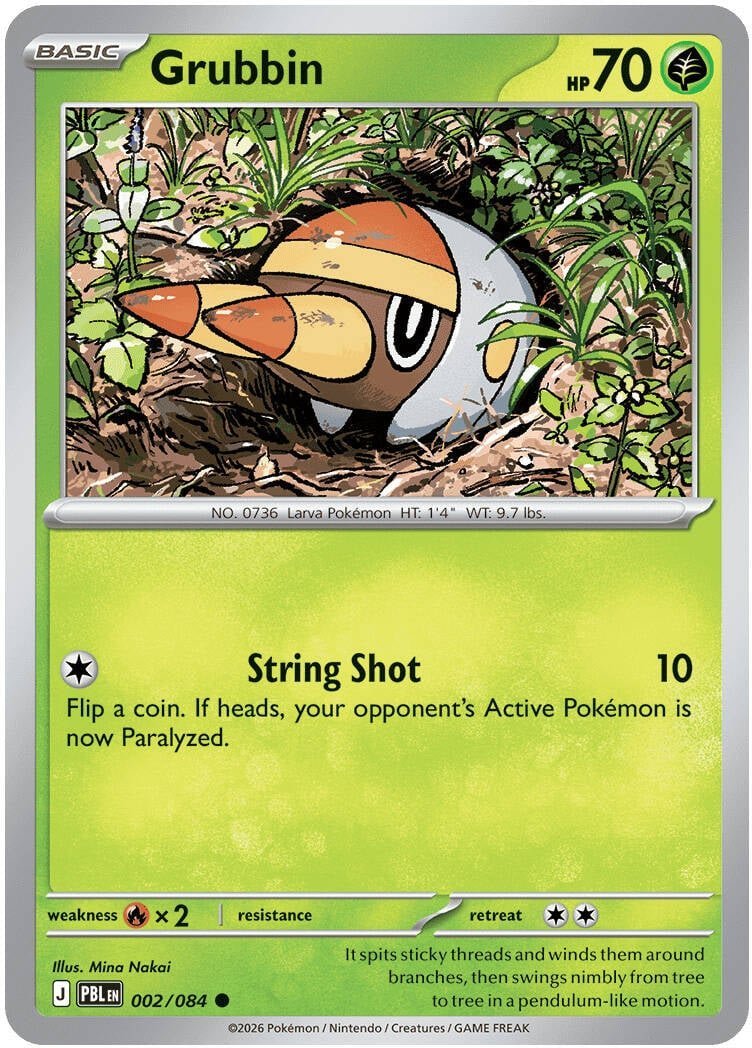 Grubbin — 002/084 — Reverse Holo