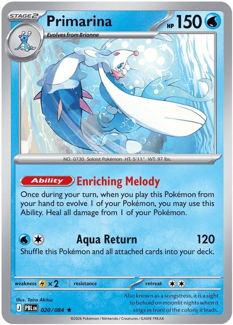Primarina — 020/084 — Normal