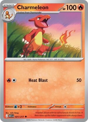 Charmeleon — 021/217 — Poké Ball Reverse Holo