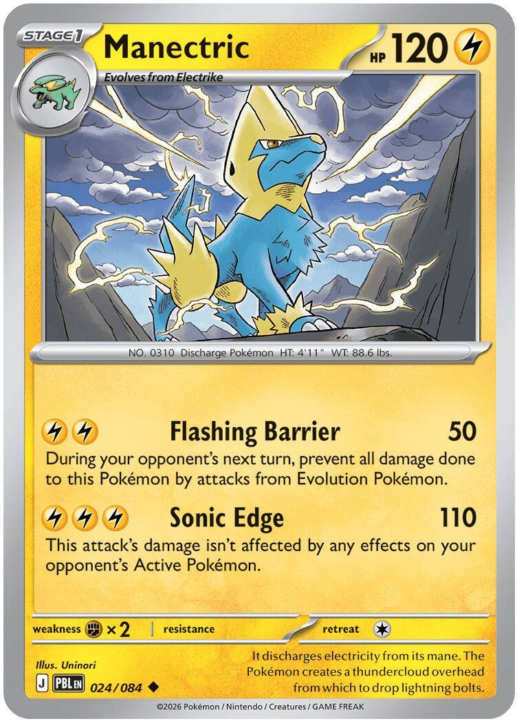Manectric — 024/084 — Reverse Holo