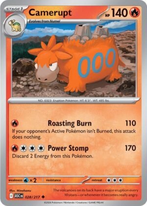 Camerupt — 028/217 — Poké Ball Reverse Holo