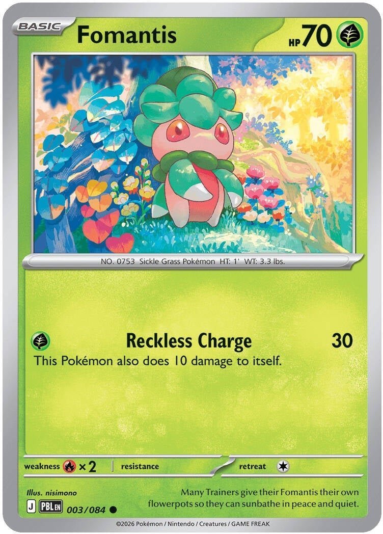 Fomantis — 003/084 — Reverse Holo