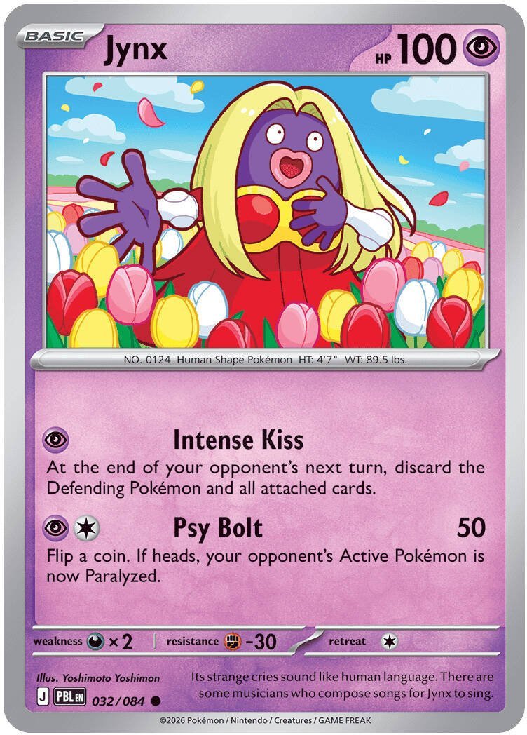 Jynx — 032/084 — Reverse Holo