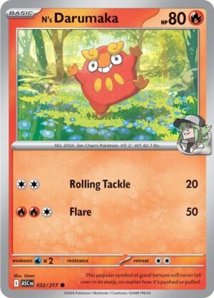 N's Darumaka — 032/217 — Normal