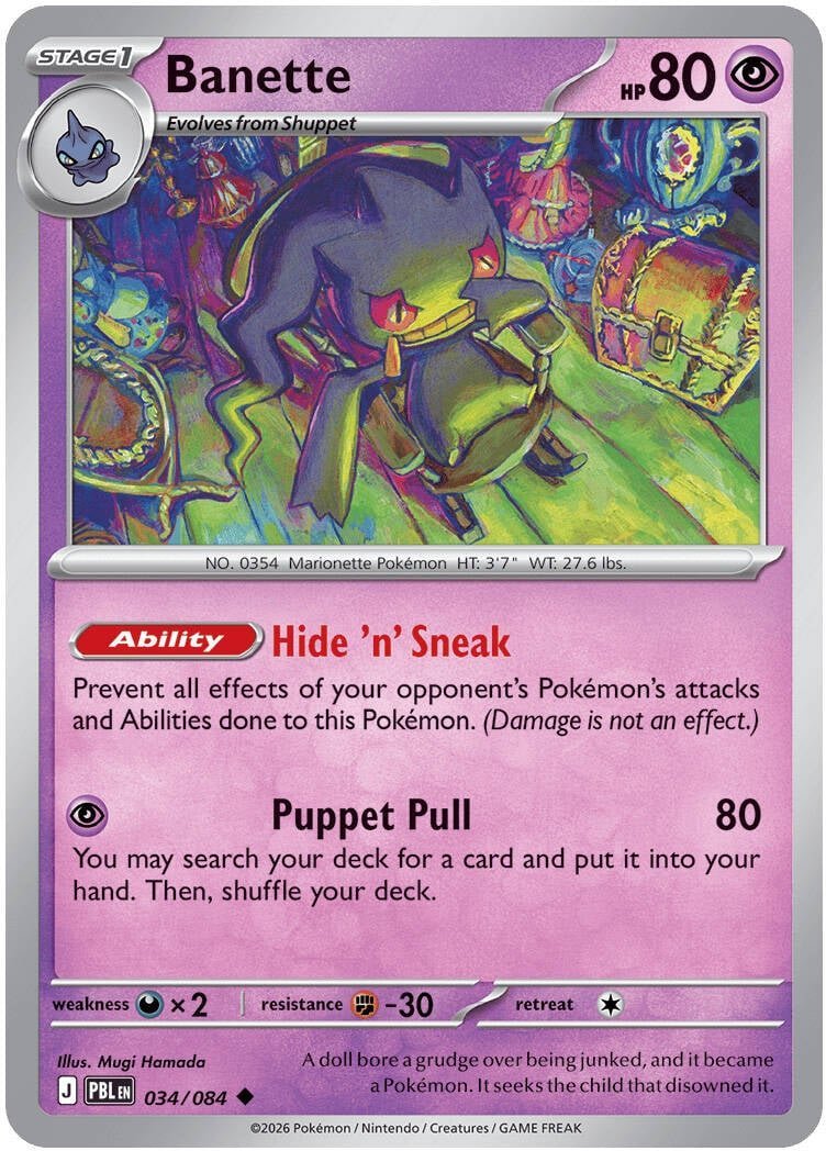 Banette — 034/084 — Normal