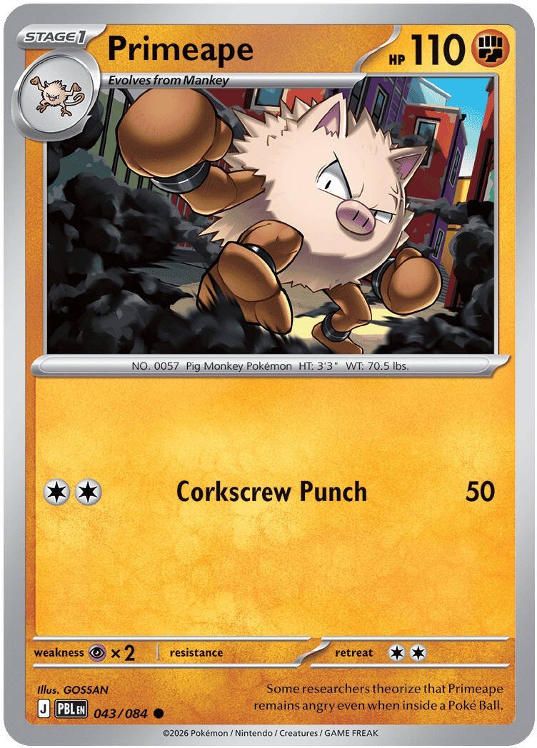 Primeape — 043/084 — Normal