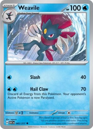 Weavile — 045/217 — Normal