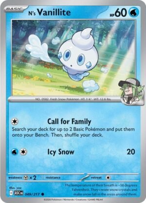 N's Vanillite — 049/217 — Energy Reverse Holo