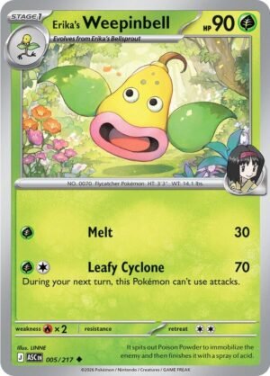 Erika's Weepinbell — 005/217 — Energy Reverse Holo