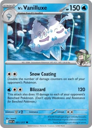 N's Vanilluxe — 051/217 — Normal