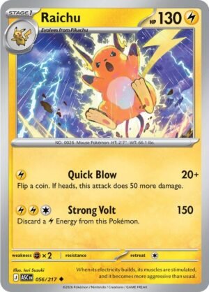 Raichu — 056/217 — Normal