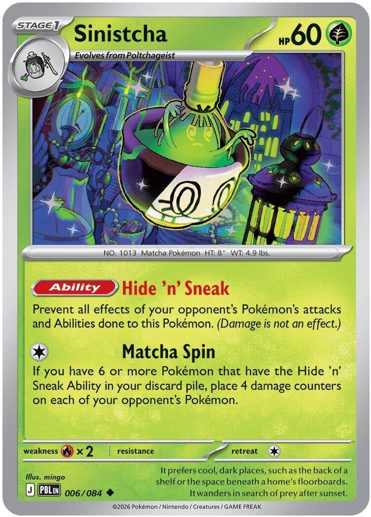 Sinistcha — 006/084 — Reverse Holo