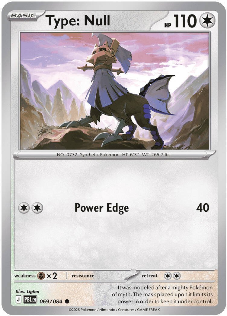 Type: Null — 069/084 — Reverse Holo