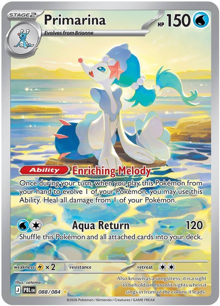 Primarina — 088/084 — Illustration Rare