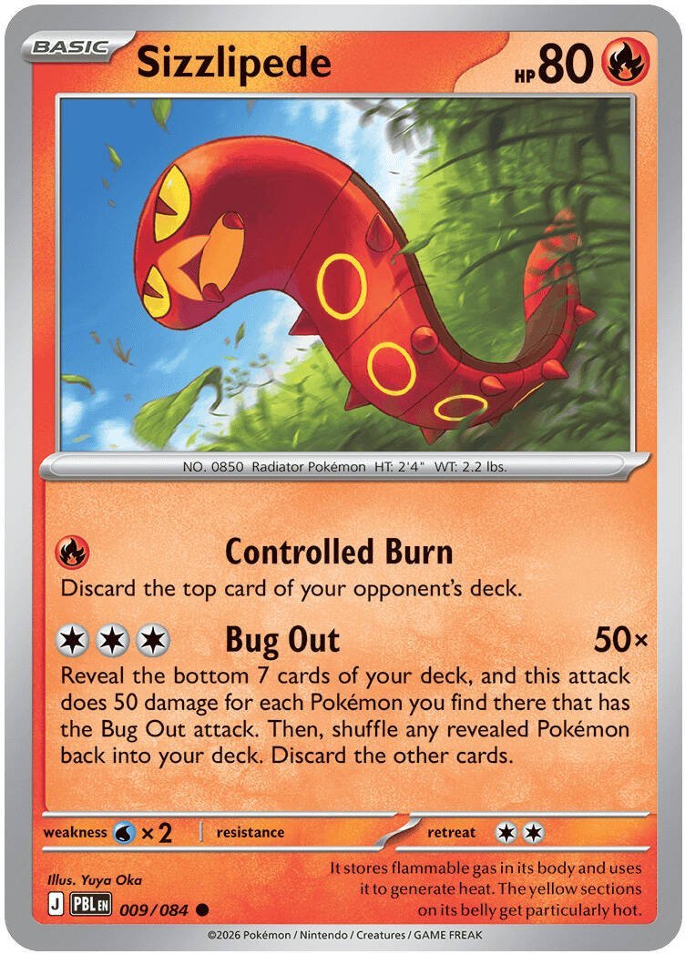 Sizzlipede — 009/084 — Normal