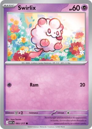 Swirlix — 093/217 — Poké Ball Reverse Holo