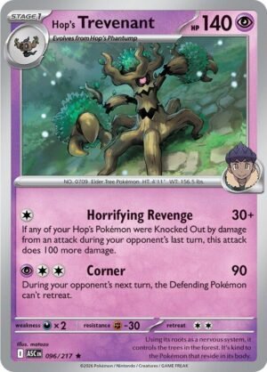 Hop's Trevenant — 096/217 — Holo